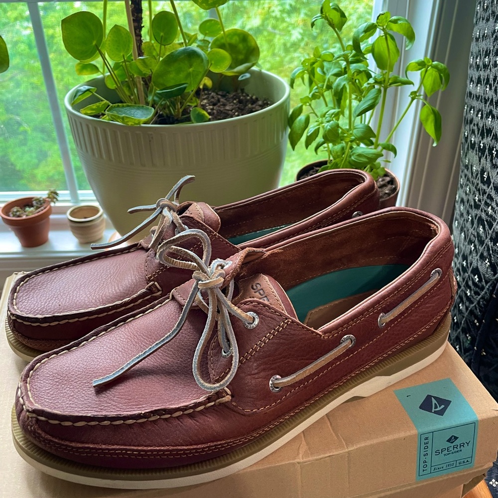 Sperry Men's Mako Canoe Moc Boat Leather Shoe Men’s Size 11
